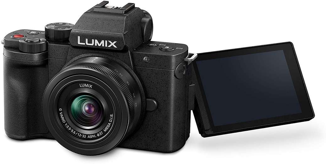 Panasonic LUMIX G100 4k Mirrorless Camera for Photo and Video, Built-in Microphone with Tracking, Micro Four Thirds Interchangeable Lens System, 12-32mm Lens, 5-Axis Hybrid I.S., DC-G100DKK (Black) - Image 3