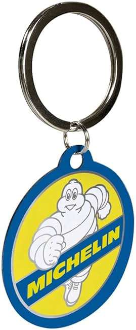Nostalgic-Art Retro keychain, Ø 1.6", Michelin – Vintage – Gift idea for motor fans, Official License Product (OLP), made of metal, vintage design - Image 1
