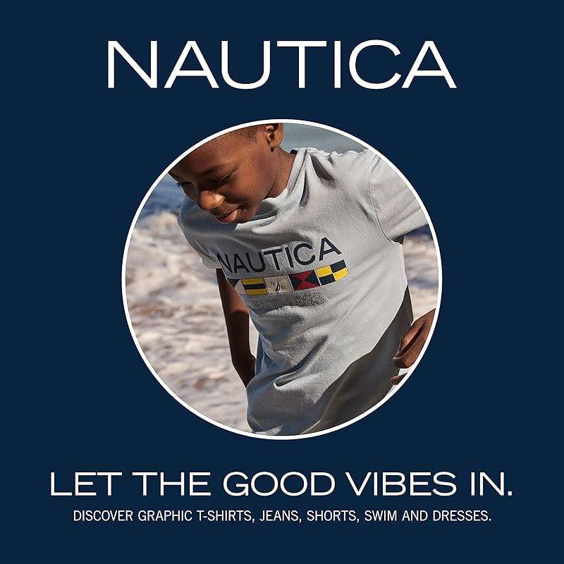 Nautica Boys Short Sleeve Fashion Polo, Button Closure, Soft & Comfortable - Image 3