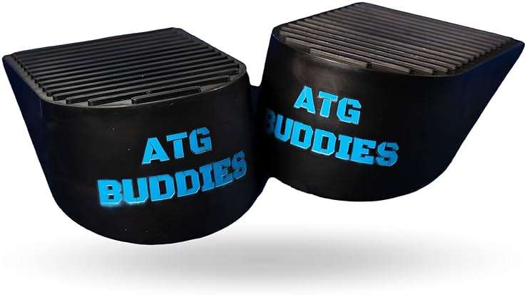 Knees Over Toes Guy ATG Buddies Squat Wedge Block for Heel Elevated Squat and ATG Split Squats with Carrying Case, Light Weight and Easy to Travel - Image 1