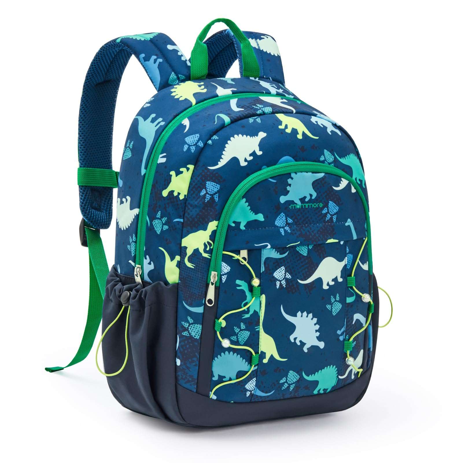 mommore Kids Backpack for Kindergarten Water Resistant Preschool Backpack Dinosaur Boys Bookbag Age 4-6 - Image 1