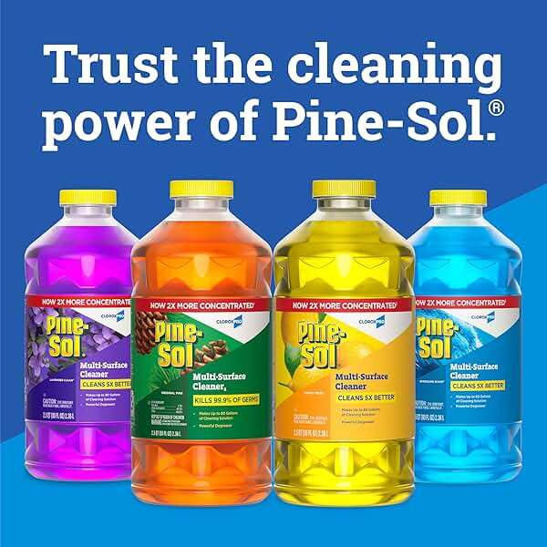 Pine-Sol Multi-Surface Cleaner, CloroxPro, 2x Concentrated Formula, Lemon Fresh, 80 Fl Oz - Image 9
