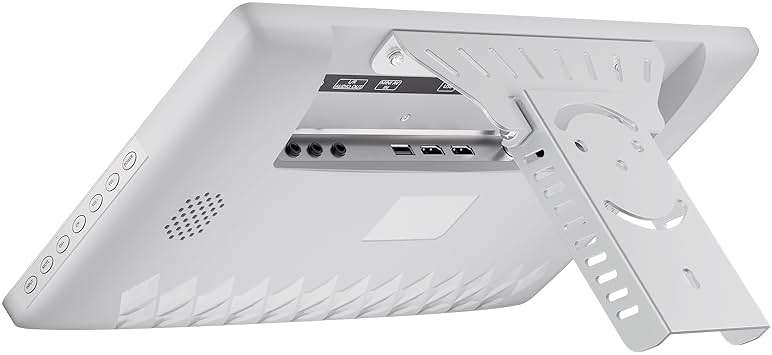 SYLVOX Kitchen TV, Small Smart TV for Kitchen, 15.6 inch 1080P Full HD Under Cabinet TVs, Google Smart Television with Voice Remote Control WiFi Bluetooth Chromecast 2 Speakers, Compact & Foldable - Image 4