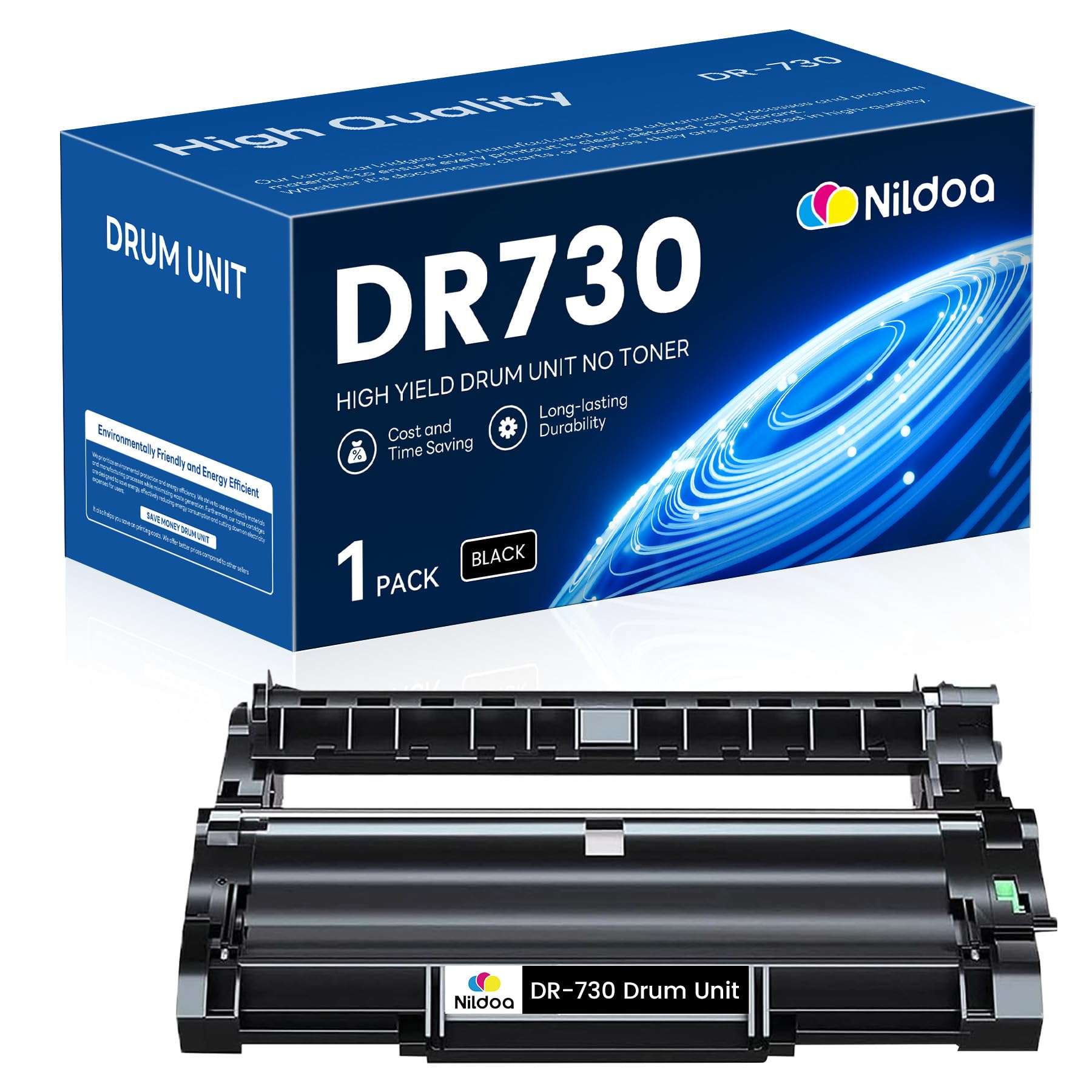 DR-730 DR730 Drum Unit [Not Toner] Replacement for Brother DR730 DR-730 DR 730 HL-L2370DW MFC-L2710DW MFC-L2750DW Printer Drum, 1 Pack - Image 1