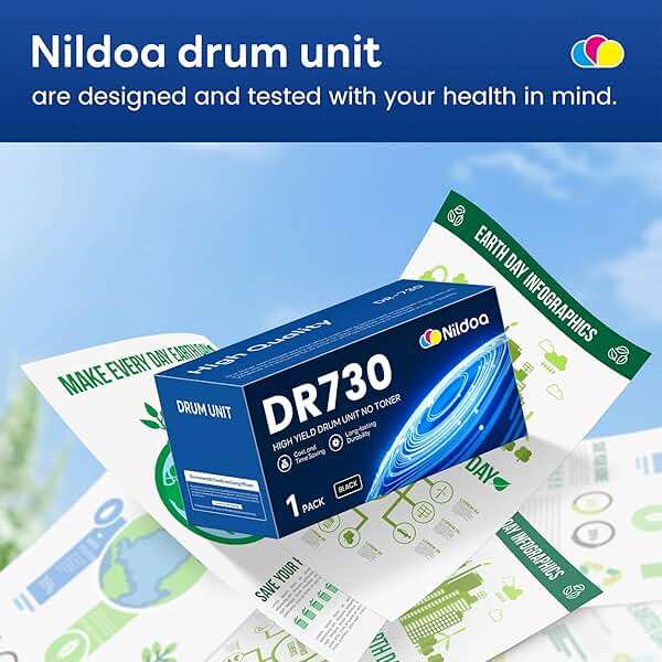 DR-730 DR730 Drum Unit [Not Toner] Replacement for Brother DR730 DR-730 DR 730 HL-L2370DW MFC-L2710DW MFC-L2750DW Printer Drum, 1 Pack - Image 6