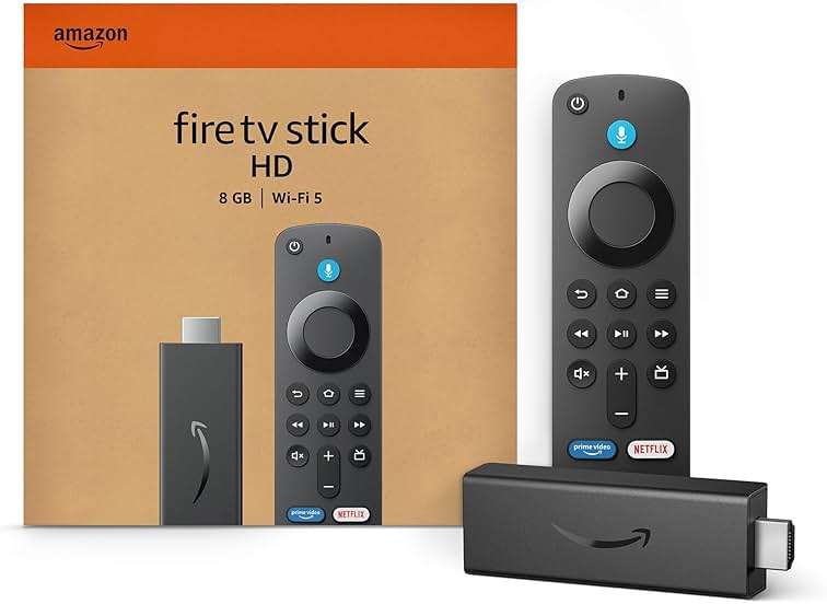 Amazon Fire TV Stick HD (newest model), free and live TV, Alexa Voice Remote, smart home controls, HD streaming - Image 1
