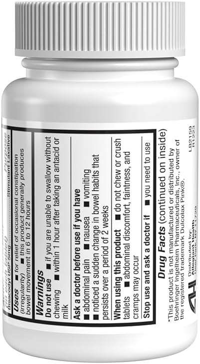 HealthA2Z® Woman's Gentle Laxative | Bisacodyl Stimulant Laxative 5mg | Constipation Relief | Gentle and Reliable | Overnight Relief (150 Tablets) - Image 3