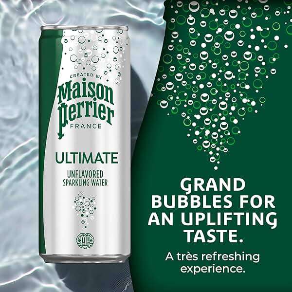 Maison Perrier Ultimate Sparkling Water, 11.15 Fl Oz Cans, 8 Count, 3 Pack - Image 3