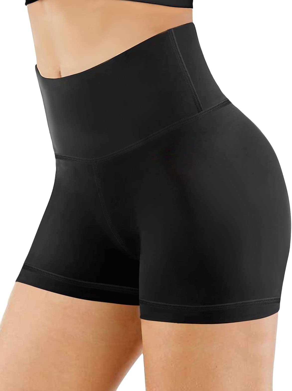 Buauty Women's Biker Shorts 2.5" High Waisted Tummy Control Workout Gym Spandex Booty Yoga Volleyball Shorts - Image 3