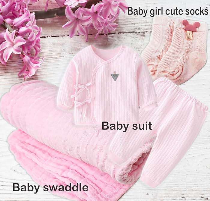 New Baby Girl Gift Basket | Unique Gift Set for a new mom Pink Baby Gift Set. Welcome Baby Care Package All w/Newborn Essentials Bundle for Expecting Moms Baby Shower, After Labor Gift - Image 5