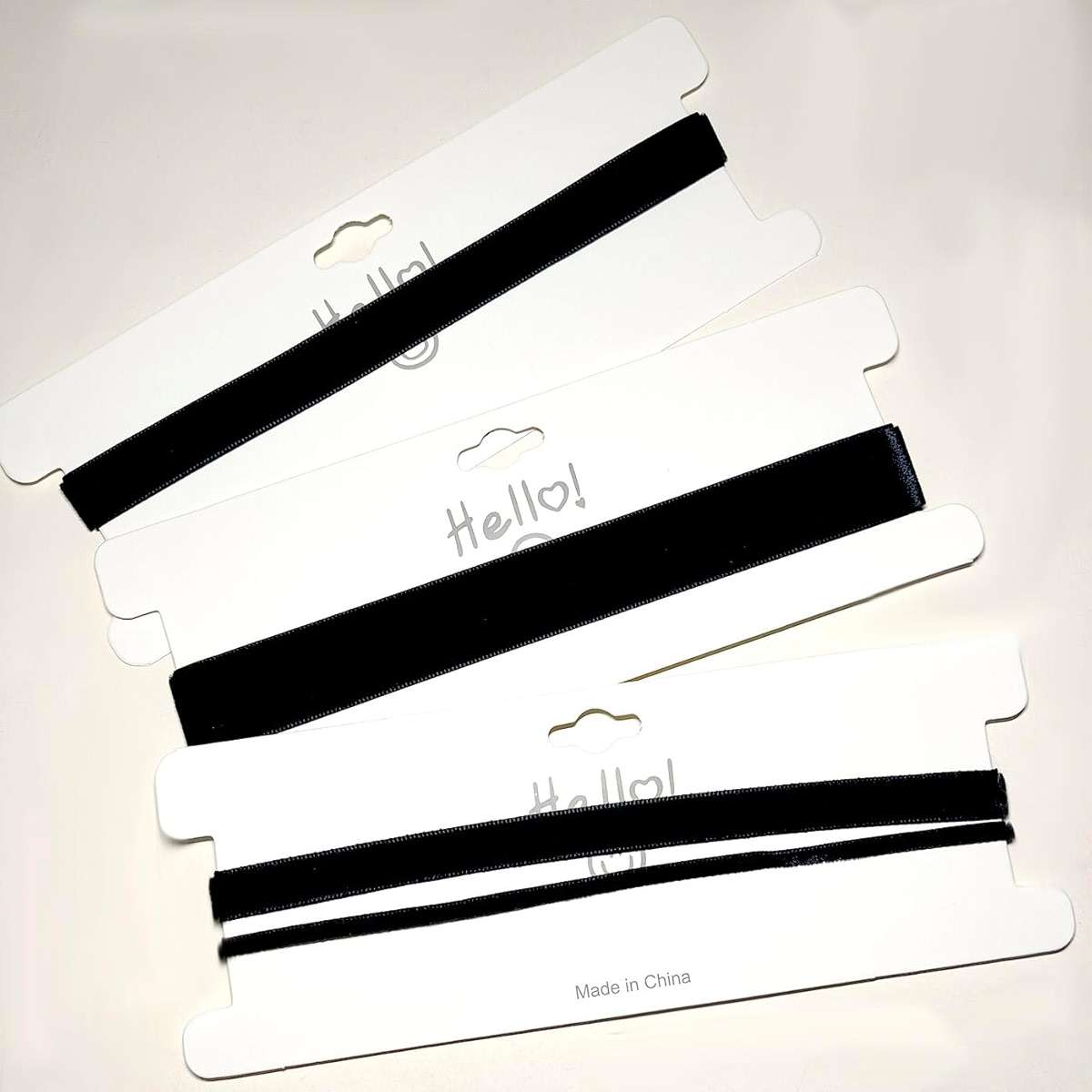 PINCHUAN 4PCS Black Choker for Women Black Lace Velvet Chocker Set Layered Classic Choker Necklace Velvet Collar Adjustable Gothic Chokers - Image 6