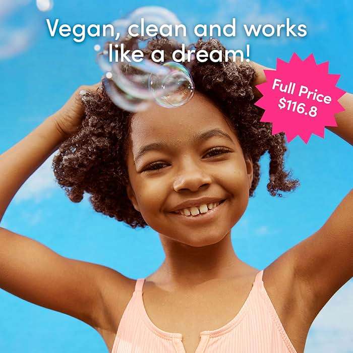 Evereden Kids Routine Bundle - Detangling Shampoo and Conditioner + Multi-Vitamin Face Wash and Face Cream for Kids 3+ - Image 4