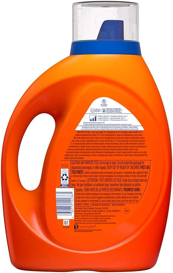 Tide Ultra Sport Liquid Laundry Detergent, 84 fl oz, 59 Loads, Laundry Detergent Liquid with Advanced Sweat plus Stain Fighters - Image 12