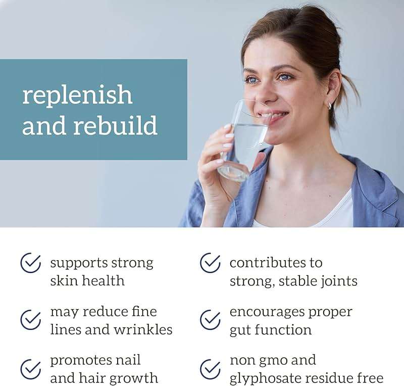Organifi Collagen Powder - Fuller Hair, Stronger Nails, and Radiant Skin - Replenish and Rebuild Your Body - Gluten-Free, Dairy-Free, and Soy-Free Hydrolyzed Multi Collagen Peptides, 30 Servings - Image 5