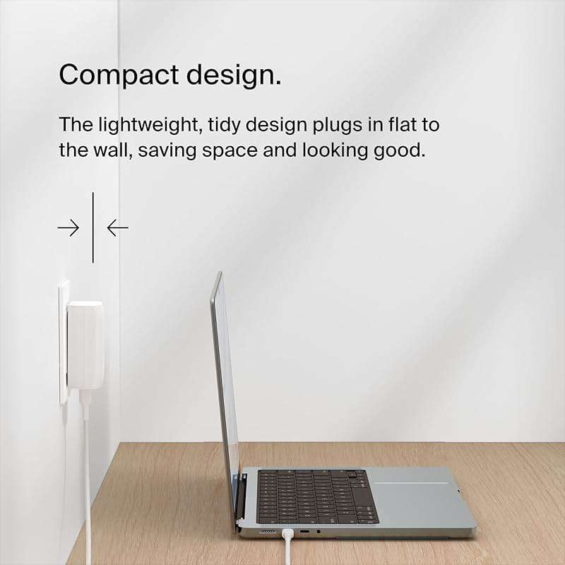 Belkin 3-Port USB C Charger Block 67W - PPS, USB-C PD 3.1 Enabled Fast Charging Charger for iPhone 17, MacBook Pro, AirPods, Samsung Galaxy S25, Google Pixel 10, Nintendo Switch 2 & More - White - Image 7