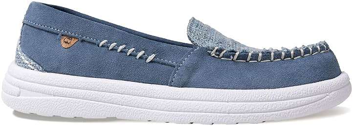 Lamo Women's Katya Loafers for Women – Lightweight, Cushioned Suede Moccasins LITE Technology, EVA Soles for All-Day Comfort, Versatile Women Loafers (Blue), 10 (M) US - Image 2