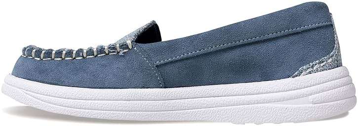 Lamo Women's Katya Loafers for Women – Lightweight, Cushioned Suede Moccasins LITE Technology, EVA Soles for All-Day Comfort, Versatile Women Loafers (Blue), 10 (M) US - Image 4