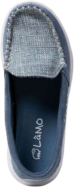 Lamo Women's Katya Loafers for Women – Lightweight, Cushioned Suede Moccasins LITE Technology, EVA Soles for All-Day Comfort, Versatile Women Loafers (Blue), 10 (M) US - Image 7