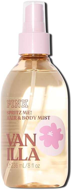 Victoria's Secret PINK Vanilla Hair & Body Mist, Perfume Spray for Women (8 oz) - Image 1