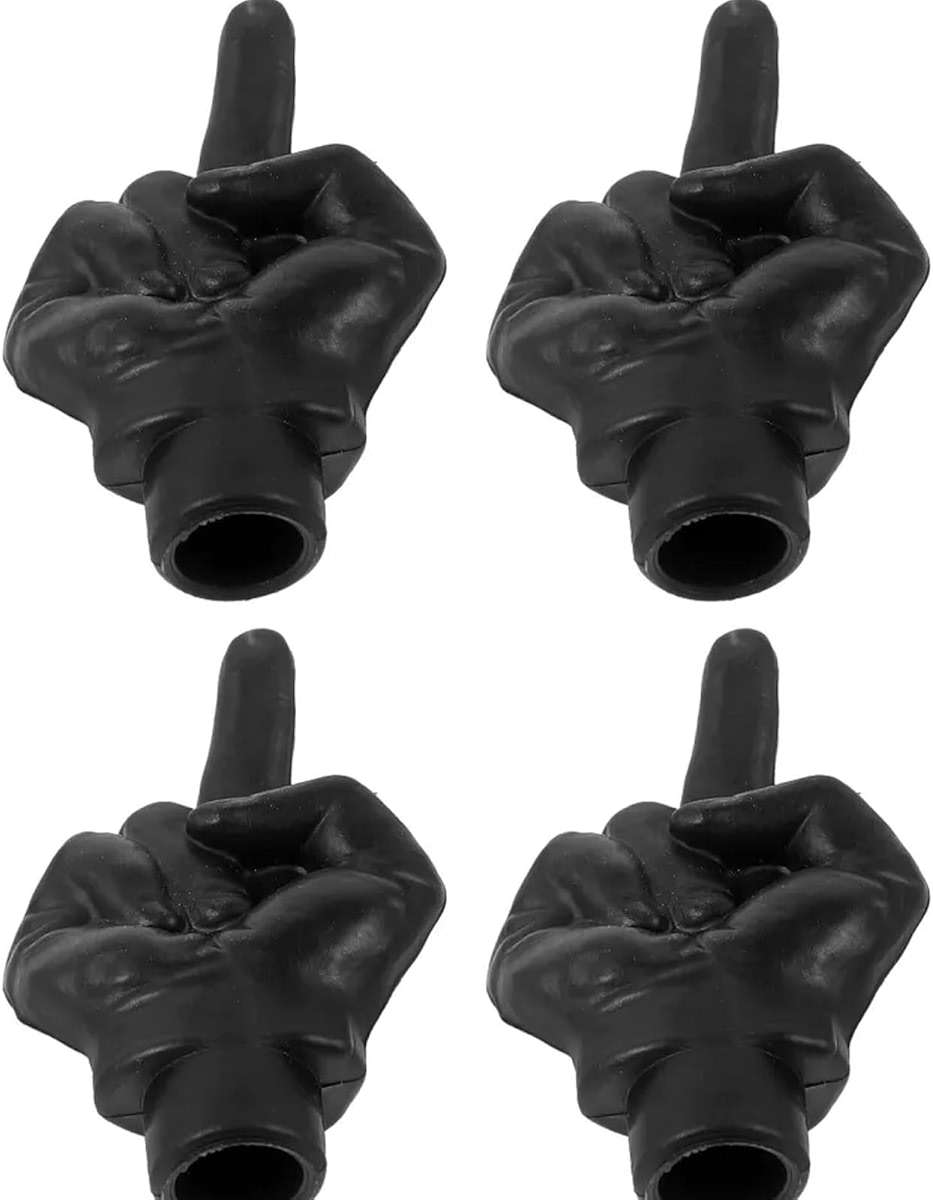 Tire Valve Stem Caps Cover, 4 Pcs Car Tire Caps, Universal Stem Covers for Cars Trucks Motorcycles SUVs and Bikes, Car Accessories (Black) - Image 5