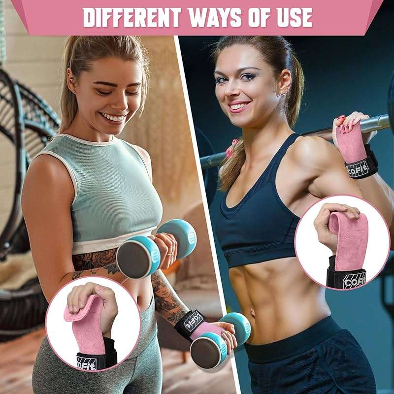 COFIT Wrist Straps for Weightlifting, Workout Wrist Wraps with Dual-Layer Oxford Leather, Enhanced Grip for Optimal Hand and Wrist Protection, Gym Lifting Straps for Deadlift and Powerlifting - Image 5