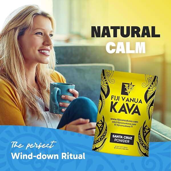 Fiji Vanua Kava Premium Santa Cruz Powder, Medium Grind Noble Root, Easy to Prepare Kava with A Smooth and Creamy Taste, Kava Root Powder, 8 oz - Image 4