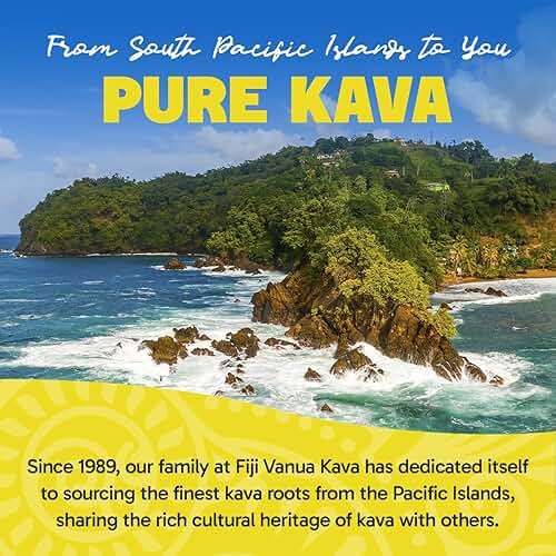 Fiji Vanua Kava Premium Santa Cruz Powder, Medium Grind Noble Root, Easy to Prepare Kava with A Smooth and Creamy Taste, Kava Root Powder, 8 oz - Image 7