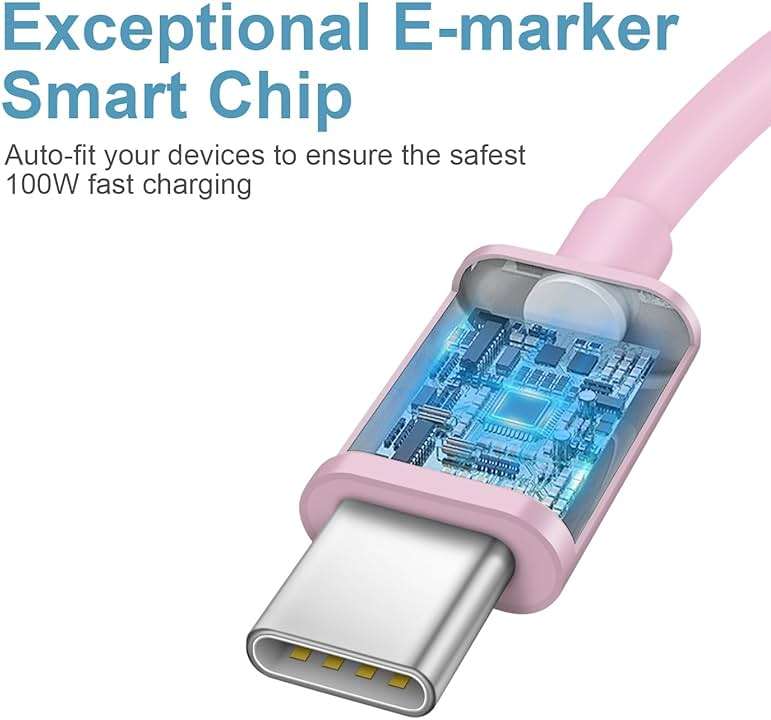 Novobit iPhone Charger, Fast Charging USB Type C ,Charge Block for iPhone 16,16 Plus, 16 Pro Max, 15, 15 Pro Max, iPad Pro/AirPods , Pink - Image 2