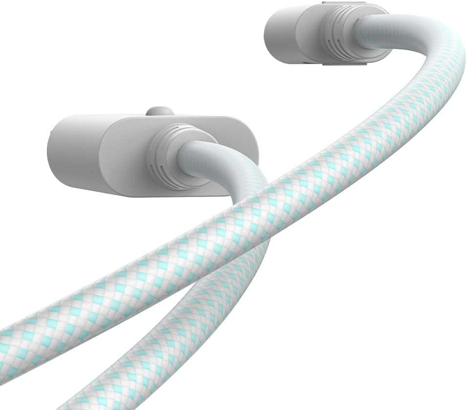 GameSir USB-C Cable for G7 SE, G7, T4 Kaleid (White & Cyan) - Image 2