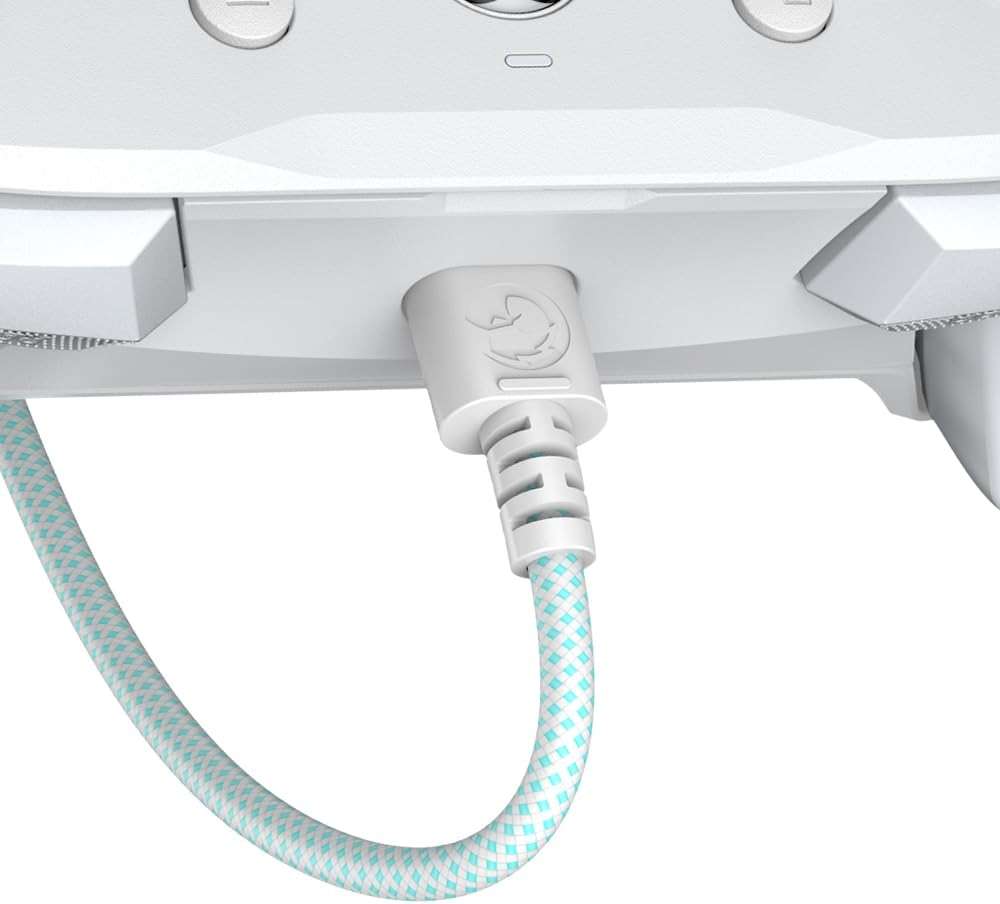 GameSir USB-C Cable for G7 SE, G7, T4 Kaleid (White & Cyan) - Image 6