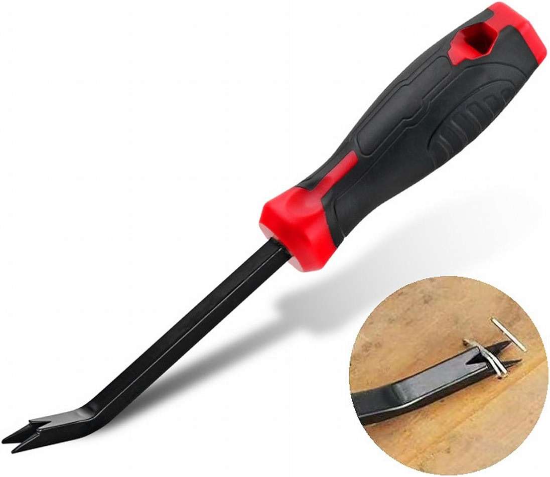 PANSHIYON Staple Remover, Heavy Duty Staple Remover Tool,Upholstery Stapler Puller Lifter for Carpet,Wood,Floor, Furniture, Construction - Image 1