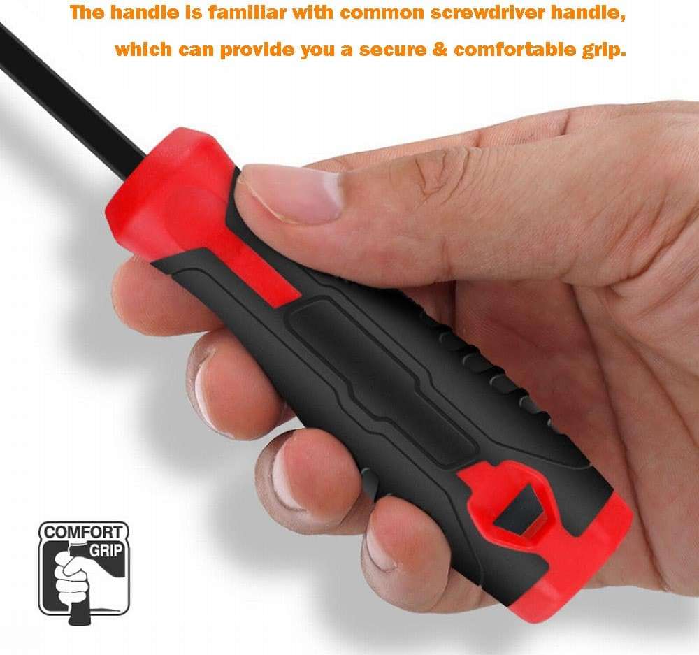 PANSHIYON Staple Remover, Heavy Duty Staple Remover Tool,Upholstery Stapler Puller Lifter for Carpet,Wood,Floor, Furniture, Construction - Image 5