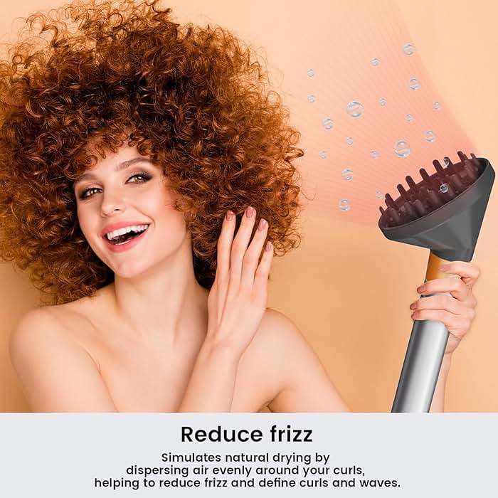 Upgraded Diffuser for Dyson Airwrap, Nozzle for All Models of Dyson Curling Iron, Diffuser Nozzle Attachment (Grey) - Image 6