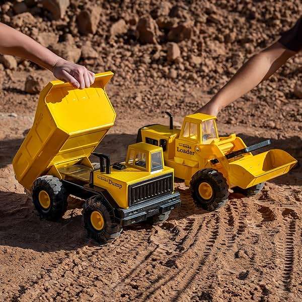 Tonka Retro Collector's Edition - Made with 2X More Steel, Kids Construction Toy, Metal Truck, Toy Truck for Boys and Girls, Kids, Toddlers, Ages 3+, Front Loader - Amazon Exclusive - Image 9