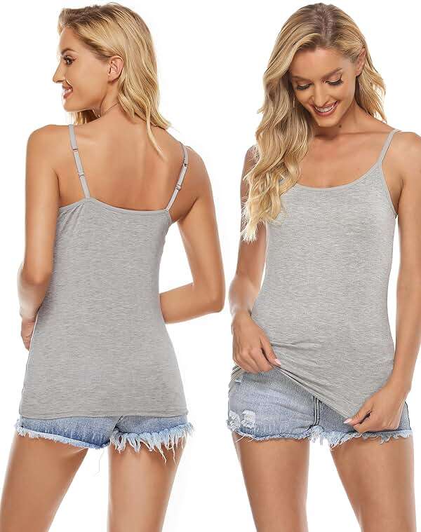BQTQ 3 Pcs Womens Camisole Tank Top Spaghetti Strap Camisoles Ladies Undershirts - Image 5
