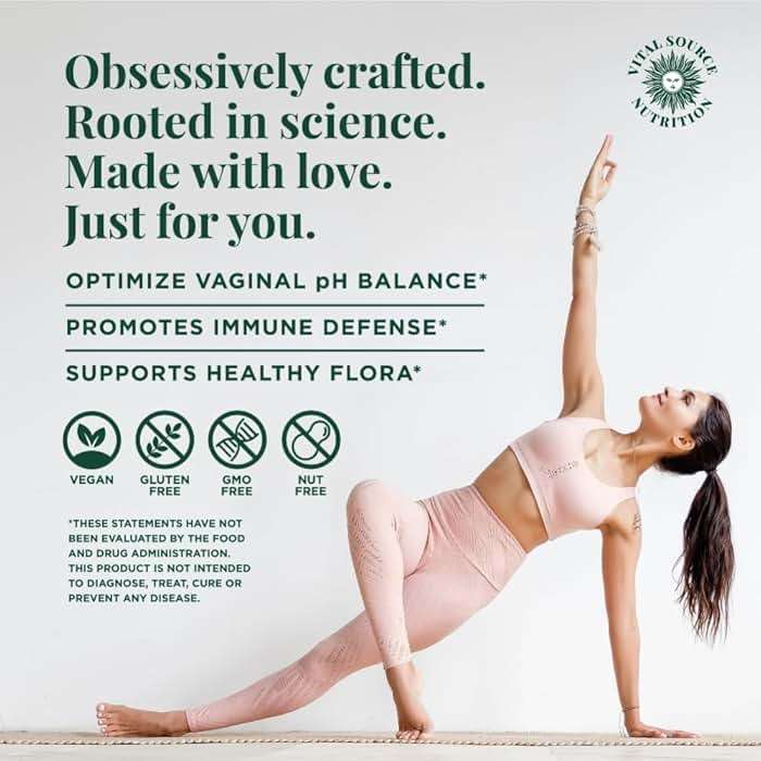 Vital Source Nutrition Vaginal Probiotic Gummies for Women - pH Balance and Immune Defense, Support Healthy Odor and Vaginal Flora - Vegan, Gluten-Free - Hawaiian Pineapple - 60 Gummies - 30 Servings - Image 2