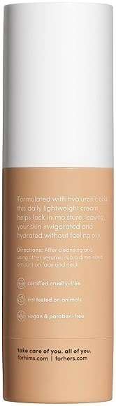 hims Everyday Moisturizer for Men, 2 Pack - Lightweight, Hydrating Men's Face Moisturizer with Hyaluronic Acid and Shea Butter - 2 x 1fl oz - Image 3