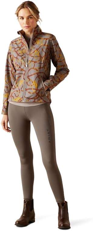 ARIAT Womens New Team Softshell Print Jacket - Image 1