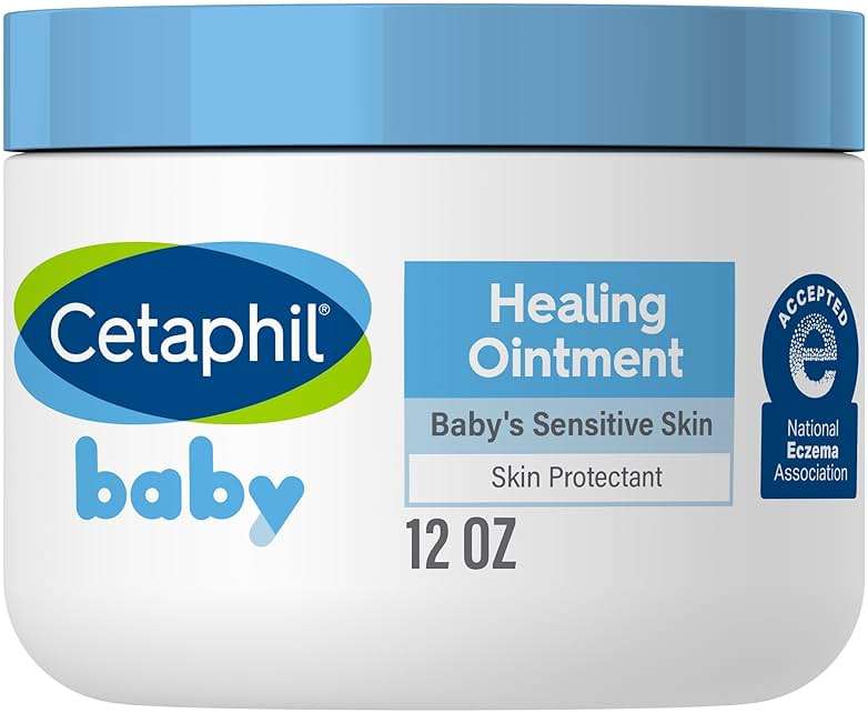 Cetaphil Baby Healing Ointment, Diaper Rash Ointment Soothes and Protects Baby's Irritated Skin, Skin Protectant For Dry Skin, 12oz - Image 1