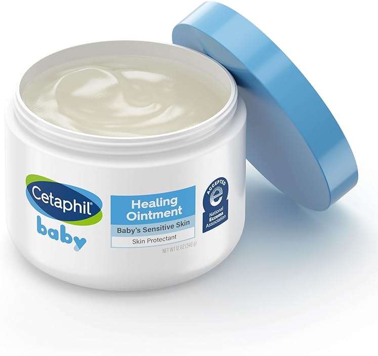 Cetaphil Baby Healing Ointment, Diaper Rash Ointment Soothes and Protects Baby's Irritated Skin, Skin Protectant For Dry Skin, 12oz - Image 8