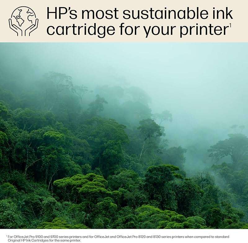 HP 936e Black EvoMore Ink Cartridge | Works with OfficeJet 9120, Pro 9100, Pro Wide Format 9700 | Carbon Neutral | 4S6V6LN - Image 3