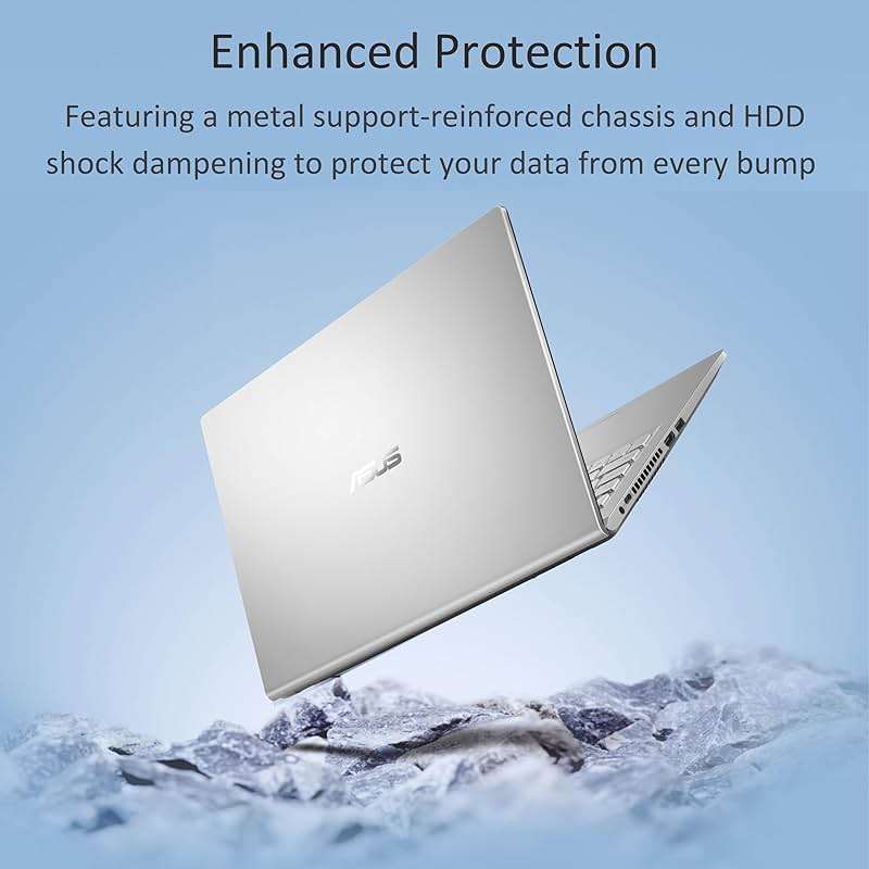 ASUS Vivobook 15.6” FHD Laptop, AMD Ryzen 3 3250U, 8GB RAM, 128GB SSD, Windows 11 Home, Transparent Silver, M515DA-WS33 - Image 4