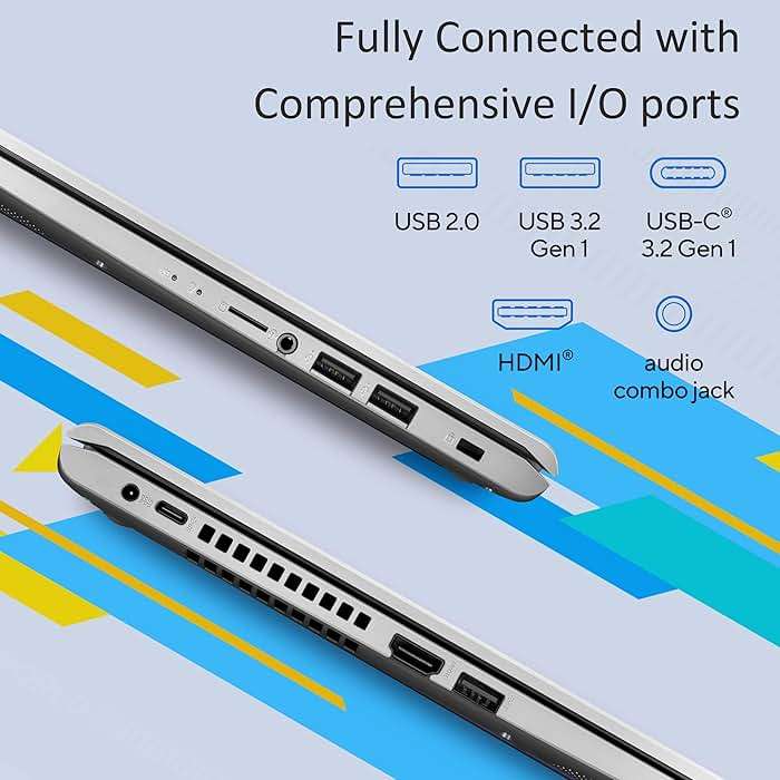 ASUS Vivobook 15.6” FHD Laptop, AMD Ryzen 3 3250U, 8GB RAM, 128GB SSD, Windows 11 Home, Transparent Silver, M515DA-WS33 - Image 8