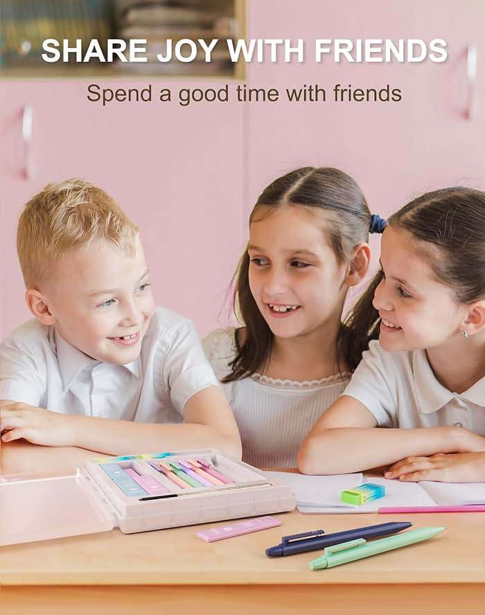 Ponditni 20PACK Mechanical Pencil, 8Pcs 0.5 0.7mm Mechanical Pencils Set With Eraser and 480 Pcs Refills, Cute Colored Preppy School Supplies Gift for Girls Writing - Come With Custom Case - Image 8