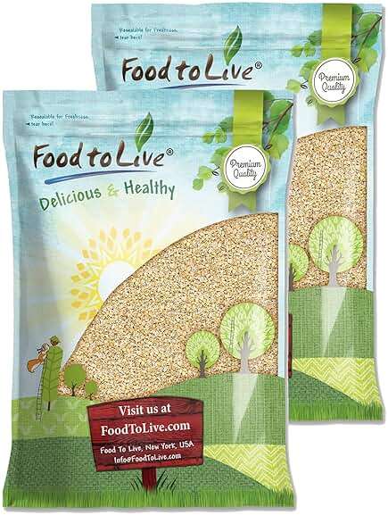 Food to Live Steel Cut Oats, 20 Pounds - 100% Whole Grain Irish Oats, Quick and Easy Cooking Oatmeal, Hearty and Nutritious Cereal, High in Fiber and Protein, Raw, Unprocessed, Vegan, Kosher, Bulk - Image 1