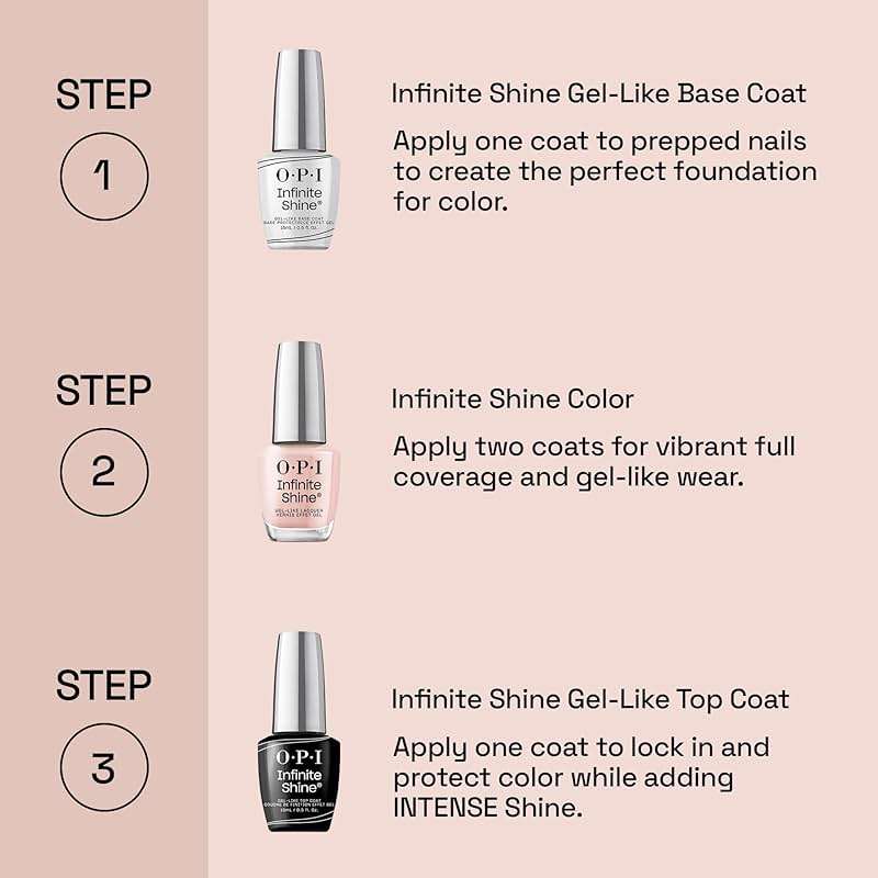 OPI Infinite Shine Strawberry Margarita | Opaque Bright Pink Crème Long Wear Gel Like Nail Polish | Vegan, Long Lasting, Streak Free - Image 5