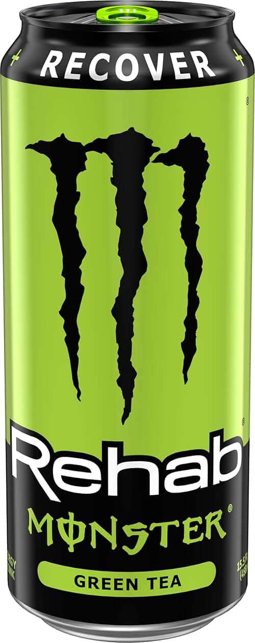 Monster Energy Rehab Green Tea + Energy, Energy Drink 15.5 Ounce | Energy Iced Tea, Pack of 15 - Image 4