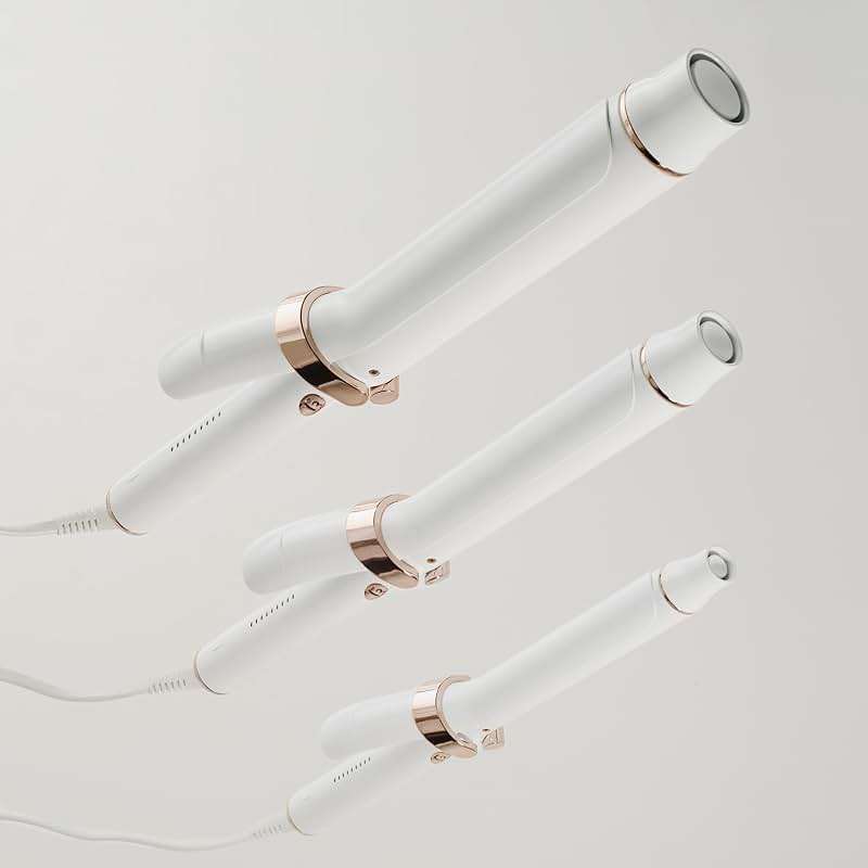 T3 SinglePass Curl X Extra-Long Barrel 1", 1.25", 1.5" Curling Iron with 9 Heat Settings and Ceramic Barrel for Fast Styling and Lasting Results on All Hair Types - Image 5