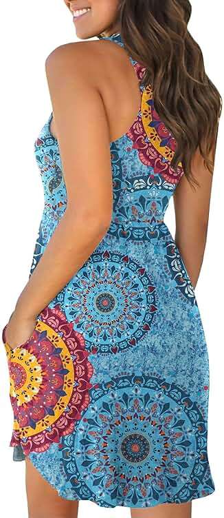 HiMONE Vacation Dresses for Women 2025 Summer Dress Women's Casual Sundresses Casual Beach Petite Sun Dress XS-2XL - Image 2