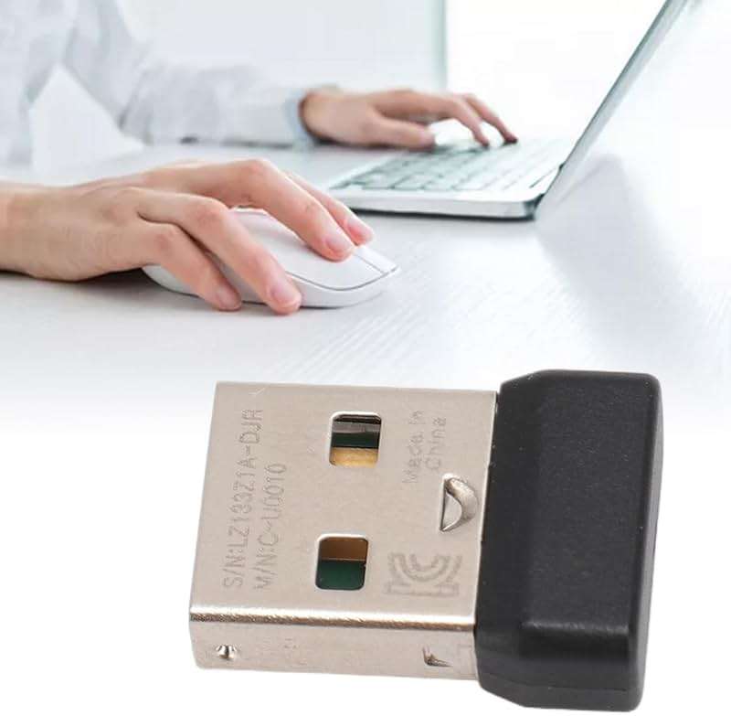 2.4GHz USB Mouse Receiver, Lightweight Portable Stable Wireless Dongle for M280 M275 M330 ABS Metal Plug Play - Image 2